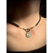 NASZYJNIK Z HAMETYTU I OPALI ETIOPSKICH