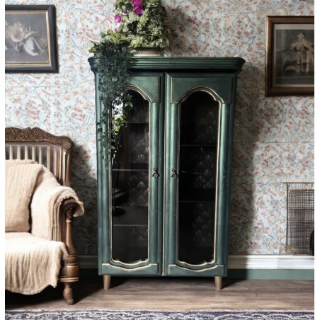 ZIELONA SATYNOWA WITRYNKA -SPRZEDANA