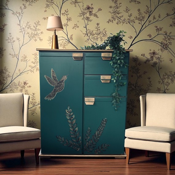 ZIELONA KOMODA PTAK