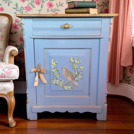 NIEBIESKA KOMODA PTAK-SPRZEDANA