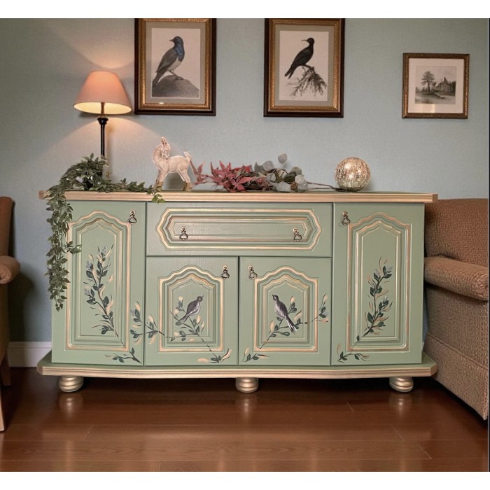 ZIELONA KOMODA PTASZKI