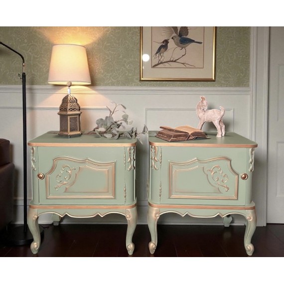 SZAFKI NOCNE ZIELONE