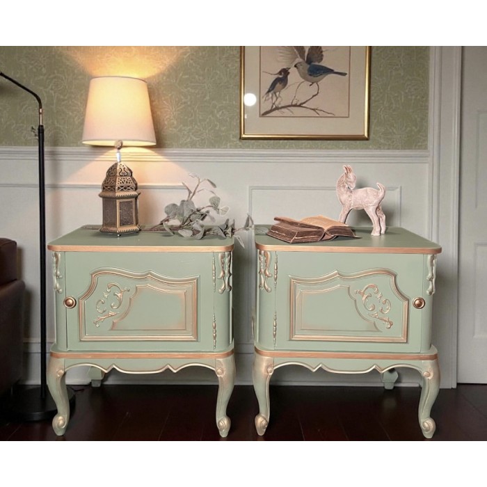 SZAFKI NOCNE ZIELONE