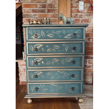 KOMODA ZŁOTE LIŚCIE -SPRZEDANA